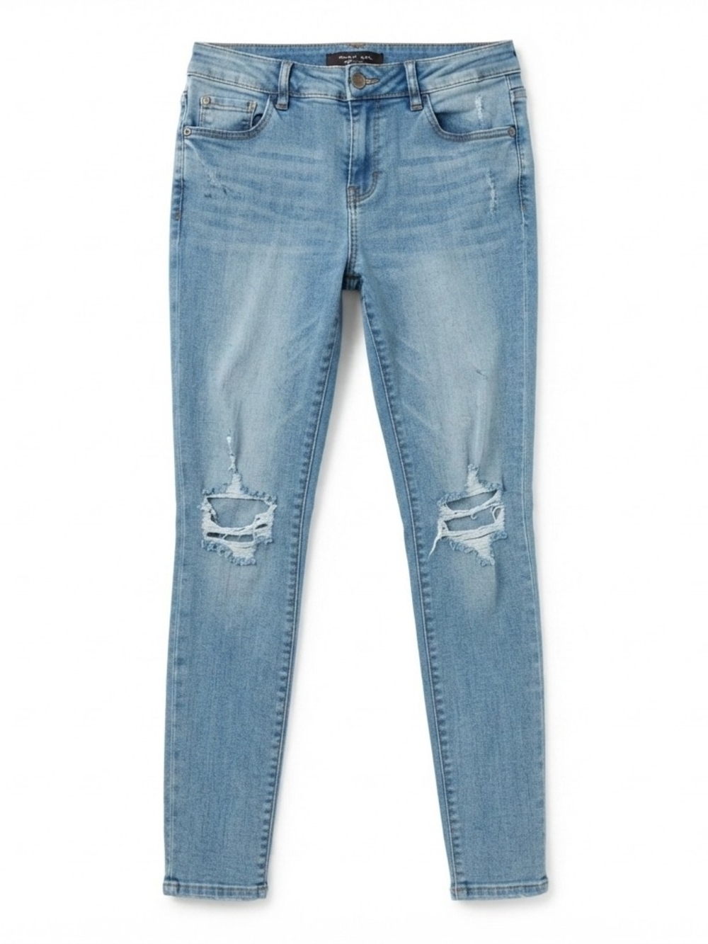 Torrid 18R Light Blue Distressed Women's Skinny Jeans